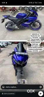 2020 R15 v3 double disc abs top end engine warranty finance available