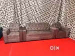 NEW BUTTON MODEL 5 SEATER SOFA SET AVAILABLE AT ZAM ZAM FURNITURE