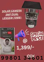 Cctv solar and wifi camera