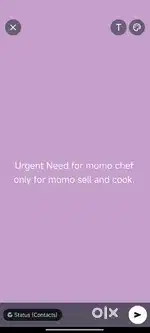 Need momo chef