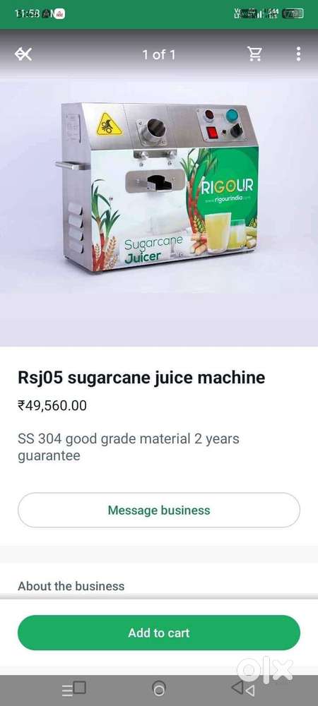 Sugarcane machine