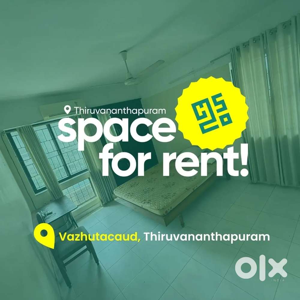 1 BHK FLAT/APPARTMENT FOR RENT FOR BACHELORS @ VAZHUTHYCAD