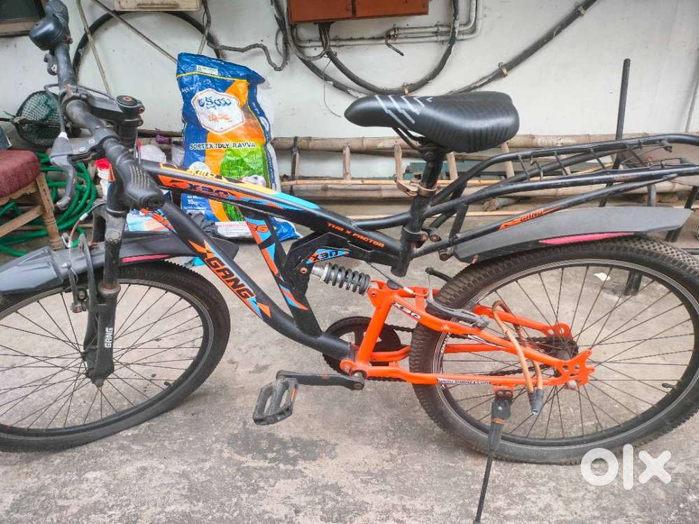 Gang Bicycle with Dual Suspension