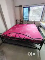 King Size Bed with mattress Length-6.5 feet and Breadth- 6feet