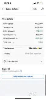 Iphone 16 PRO flipkart undelivered