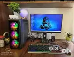 Full gaming pc set for streaming & hardcore gaming