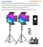 Neewer 660 pro compelete set dual Light