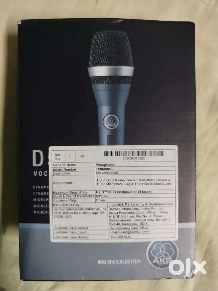 AKG Microphone D5S vocal Brand new