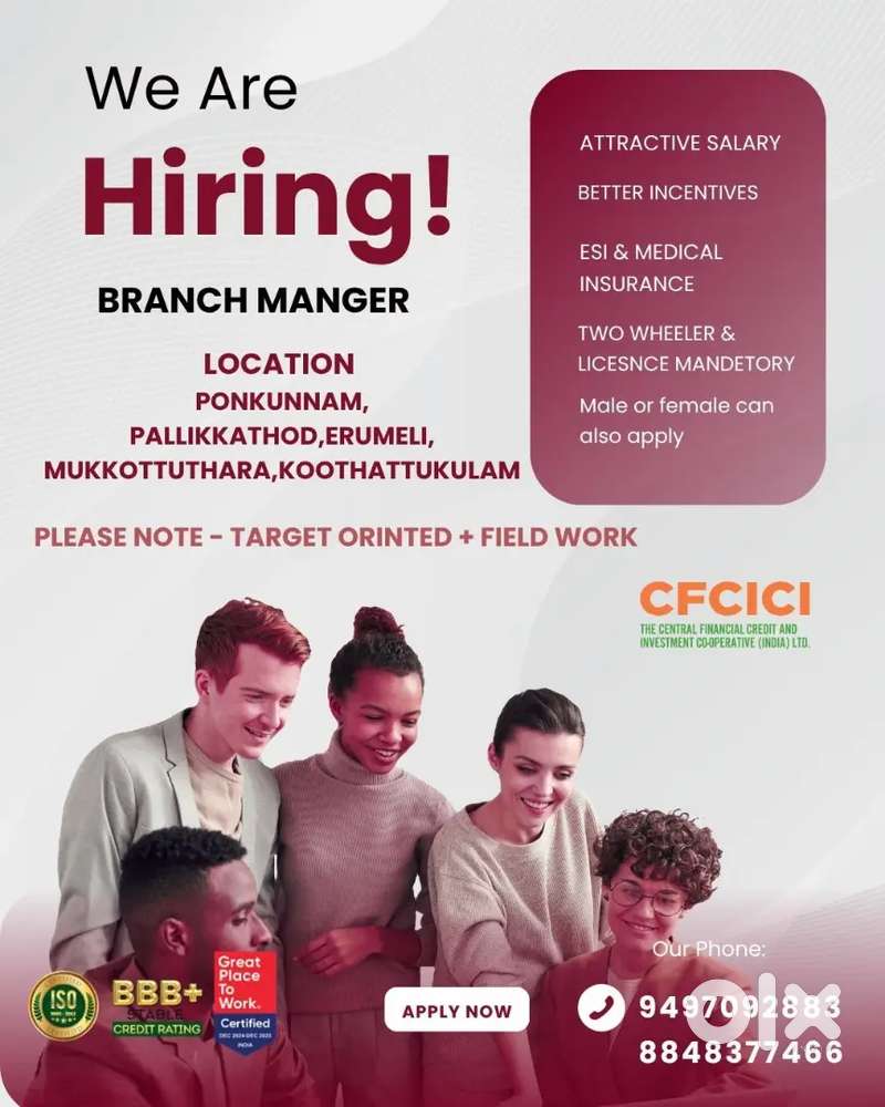 Micro Finance Branch Manger