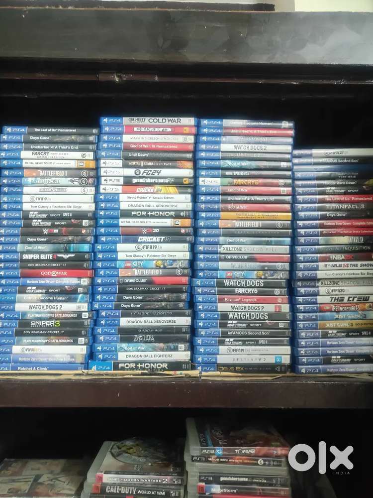 PS 4 And PS 5 Games CDS USED Brand New Condition All CD;S Each Game D