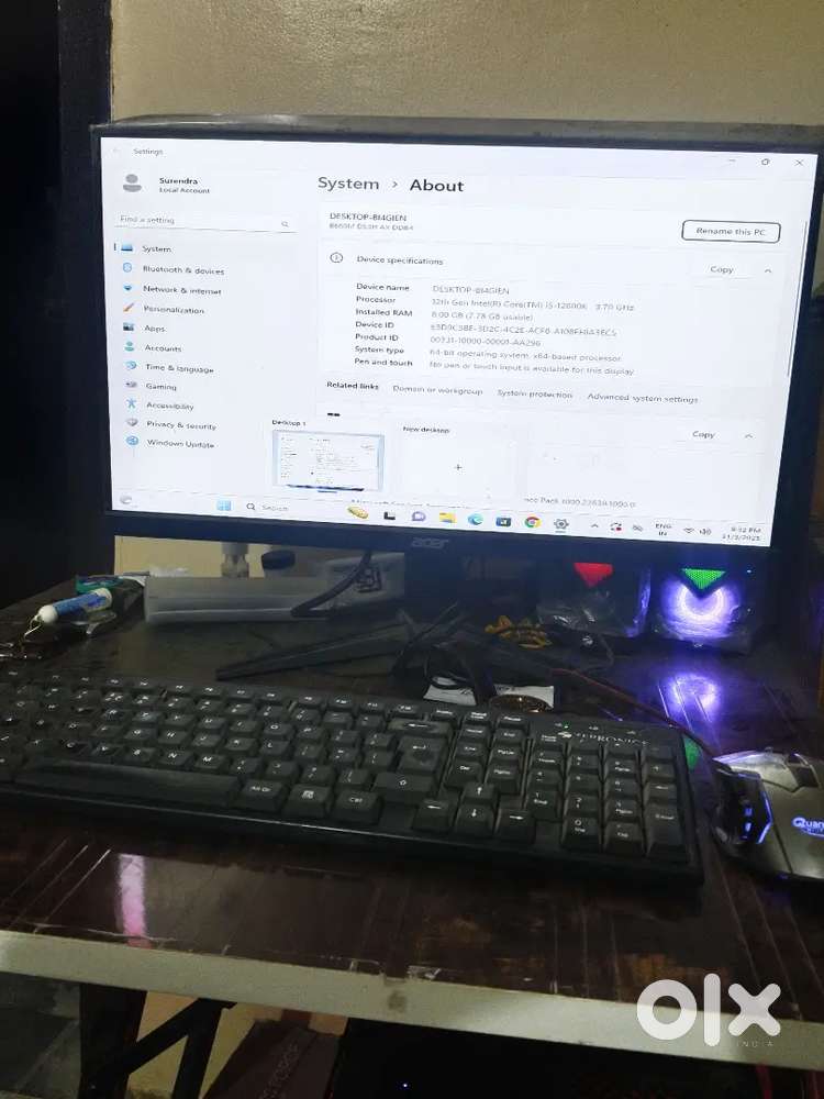 Gaming and Editing Computer System