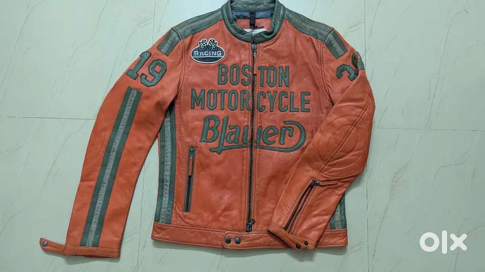 Geniune leather biker jacket