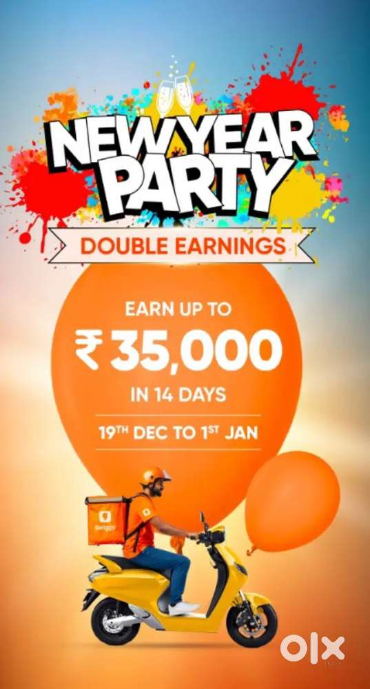 Free joining swiggy Food delivery Job in Coimbatore