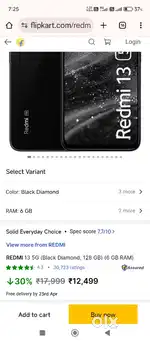 Exchange ya sell karna h mi 13 5g 128gb 6 gb