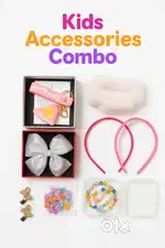 Kids Accessories Combo Pack - Hairbands,Bracelets,Hairclips