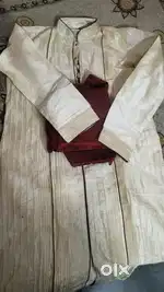 Men's embroidered kurtas combo with matching pants