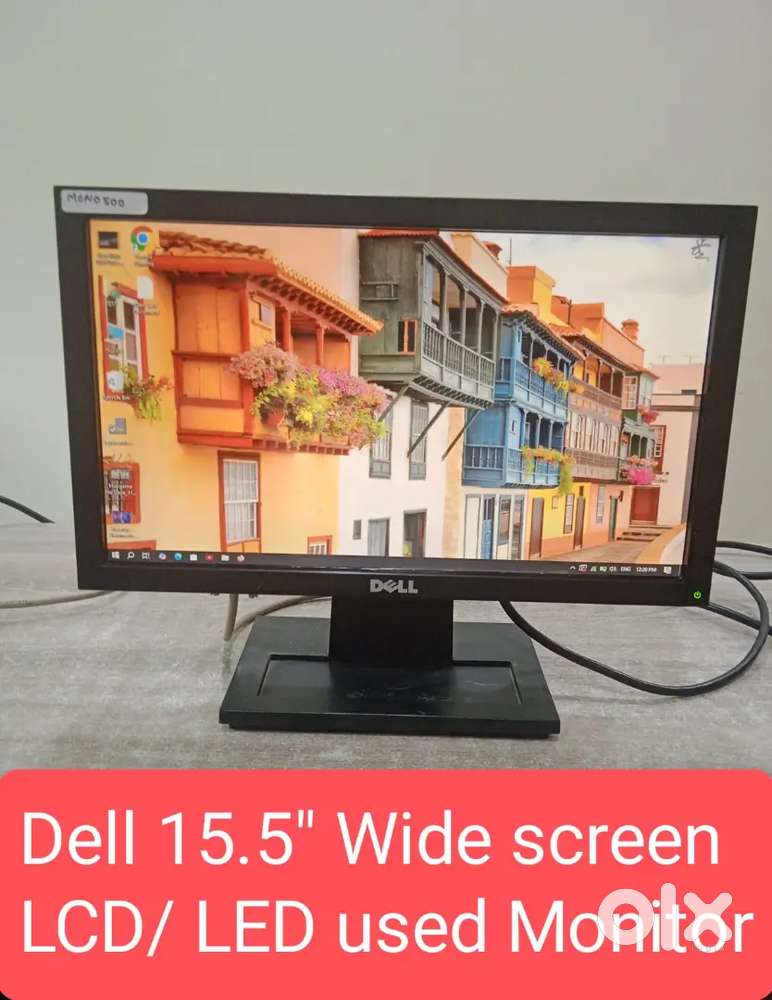 Dell 15.5 wide screen, LCD used monitor