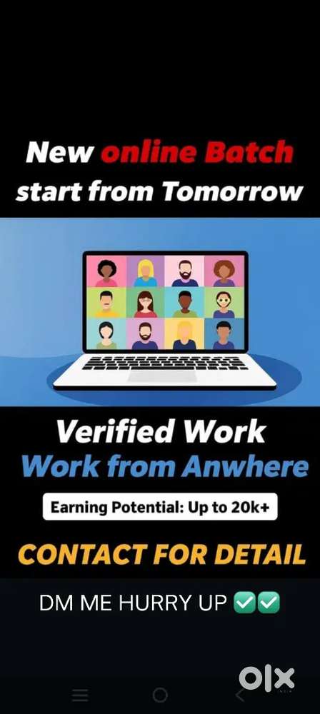 ONLINE WORK FROM HOME