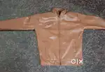 Unisex Leather Jacket  (Brown)