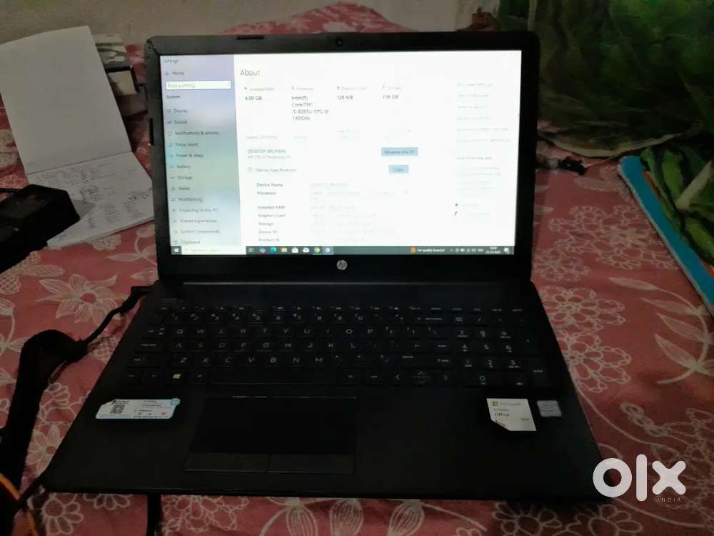 Hp laptop i5 8th gen nvme install