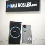MANIA MOBILES Vivo v50 8 256gb titanium color just open box just Rs