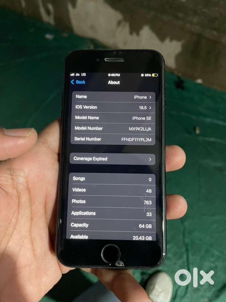 I phone se 64 gb with new conditions , battery health 81%