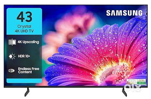 Samsung 108 cm (43 inches) Crystal 4K Vista Ultra HD Smart LED TV UA43