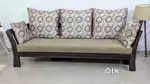 Teakwood sofa (3-seater + couch) for sale
