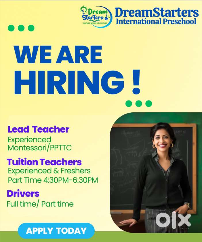 Lead Teachers & Driver for Preschool
