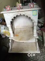 Mandir in white marble