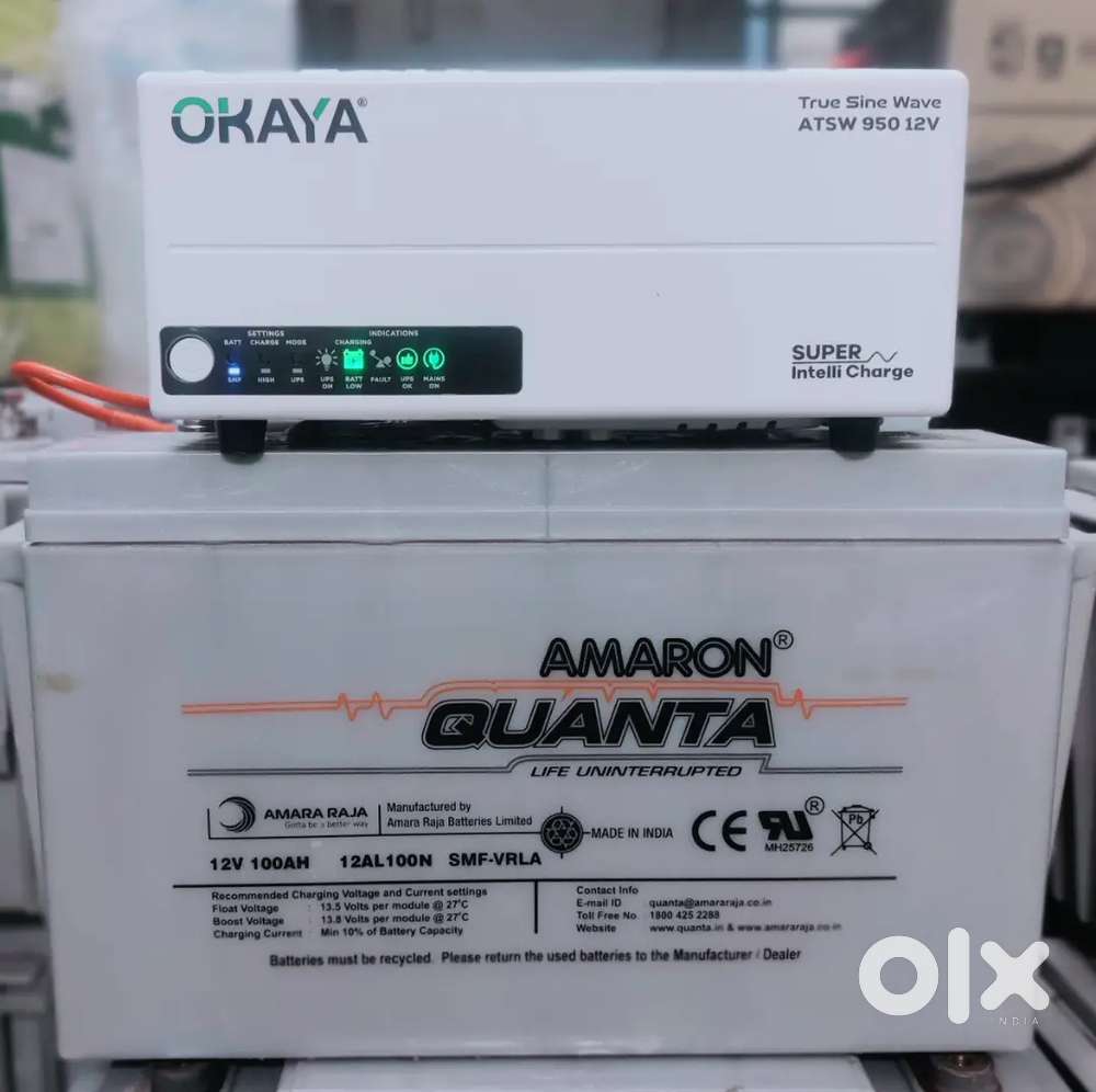 INVERTER + BATTERY + TROLLEY + INSTALLATION IN ONE PACKAGE