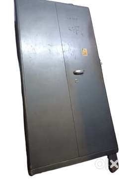 Grey Unbreakable metal iron wardrobe big 3 slaves  7 feet ht5 feet wit