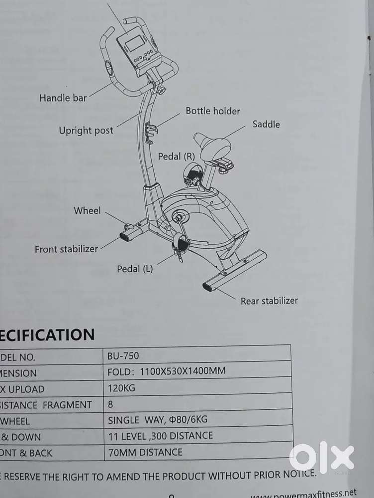 Excercise Upright BU 750