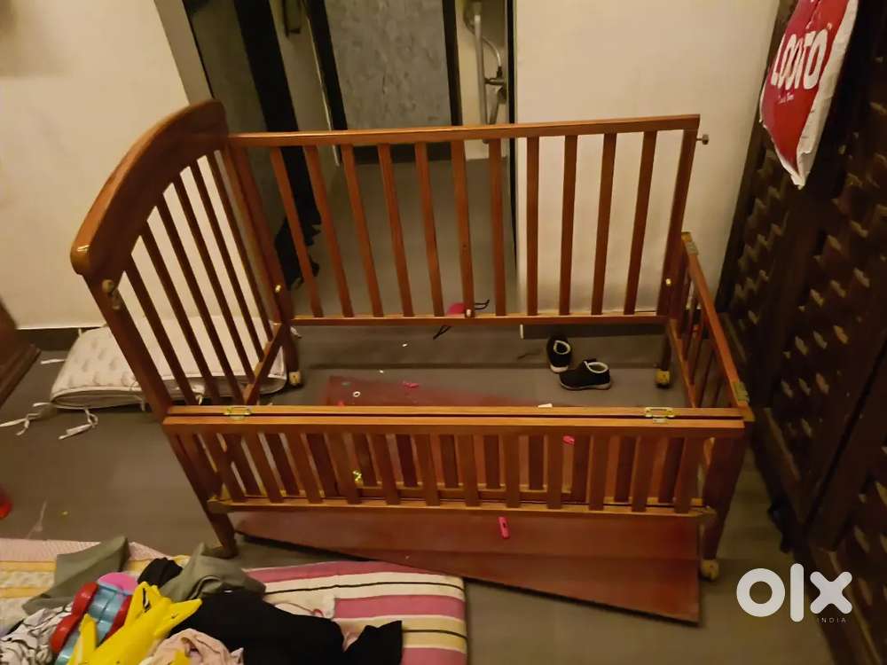 Wooden original and baby bad and condition