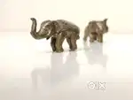 Antique Brass Elephant Figurine – Vintage Collectible