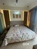 2 bhk flat with modular kitchen semi furnished