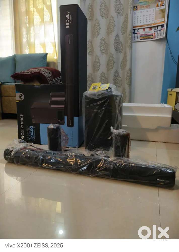 Zebronics brand New dolby Soundbar 525W New 1 year warranty ke sath