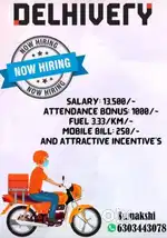 WANTED DELIVERY BOY'S AT NANDHIGAMA JAGGAIAPETA