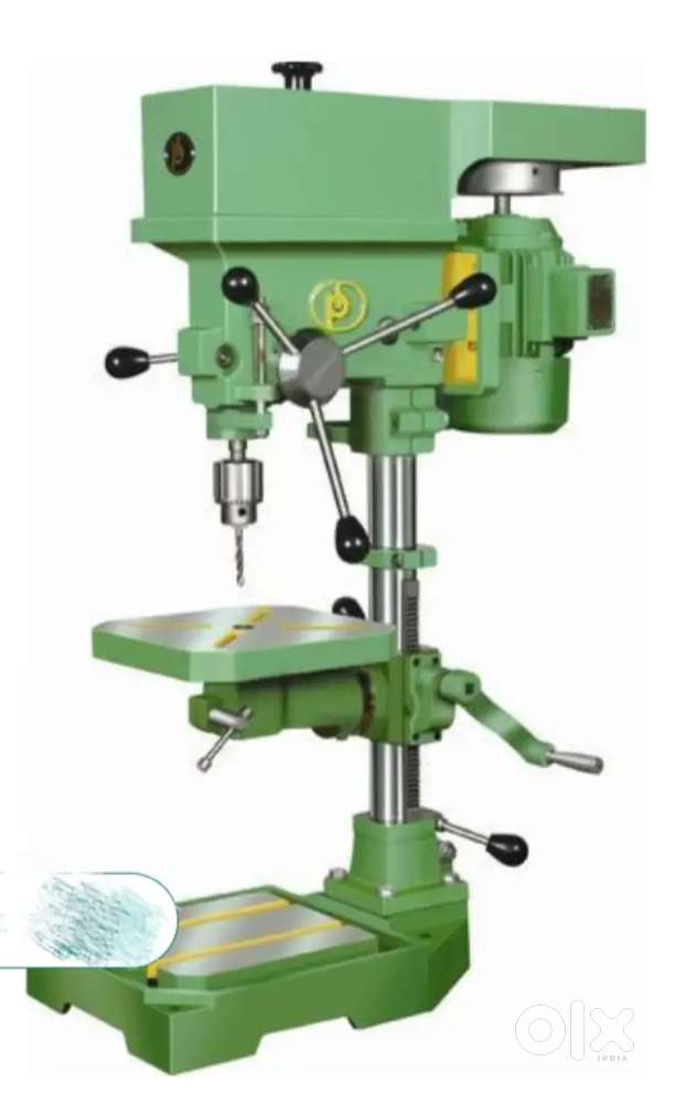 Stand drill machine 4 feet, raik ,glass cutting table or bhi saman hai