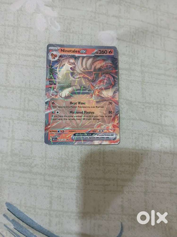 Pokemon cards of Ninetales ex
