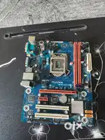 Computer motherboard The Pegatron H81-M1 H81 Socket 1150.. having 4