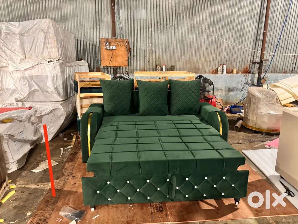 Beautiful 3 folding sofa cum bed in affordable price