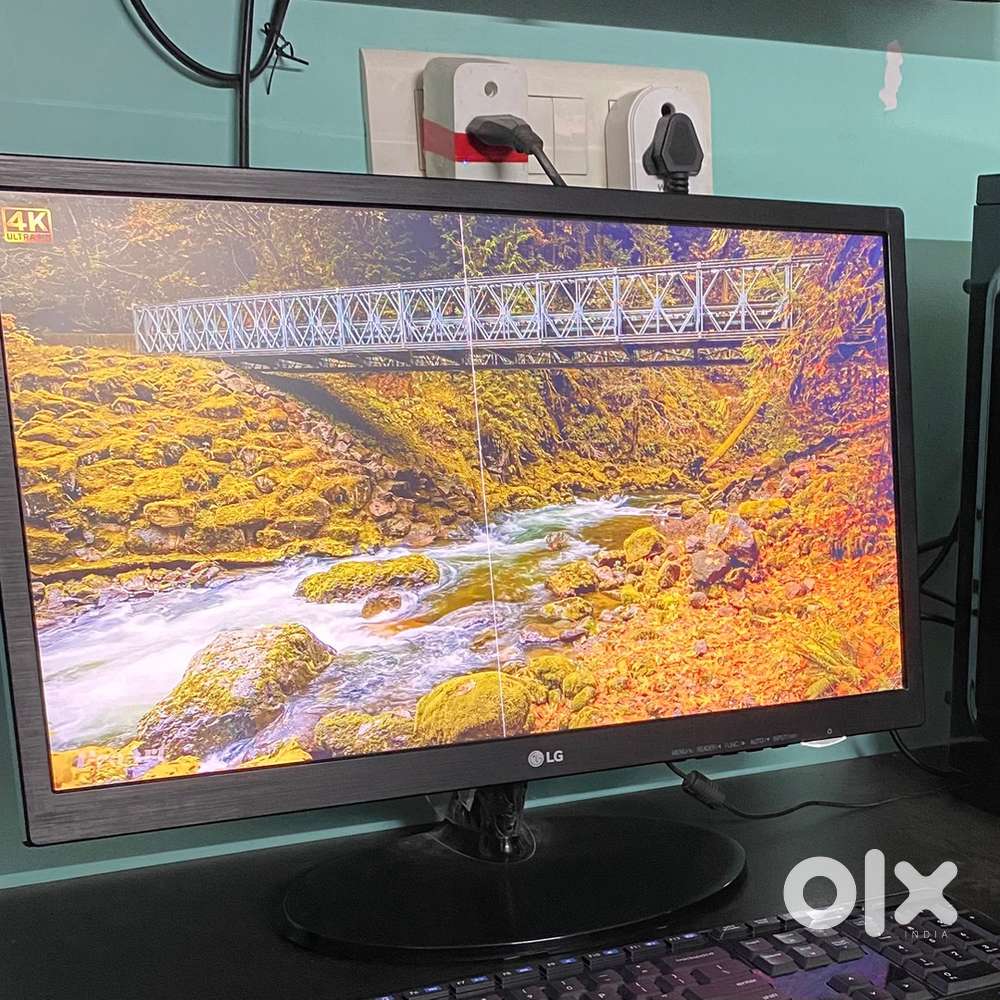 LG Full HD 22” 1080p Monitor. Has a line issue but works fully.