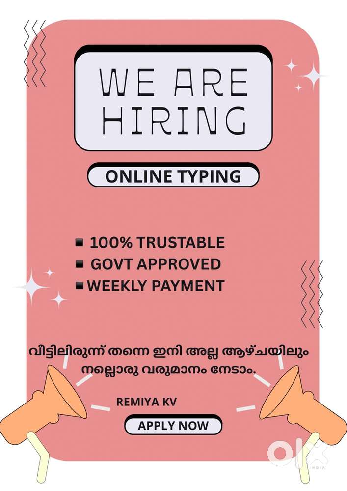 Work from home with just your phone or laptop. Start typing,earn
