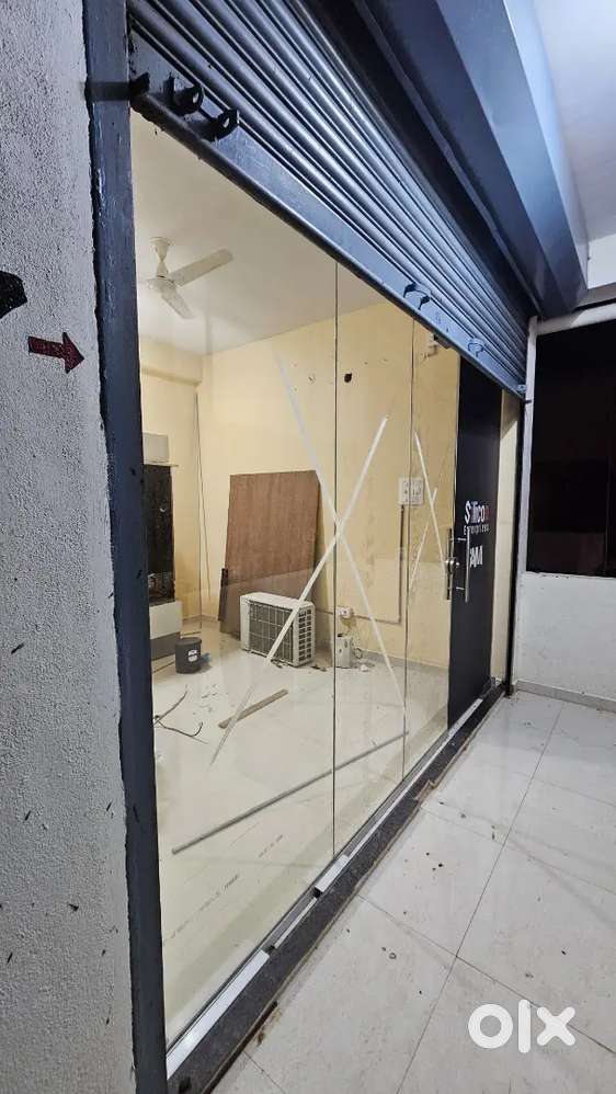 Glass Partition 9 x 12 feet