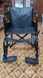 Foldable wheel chair and air bed