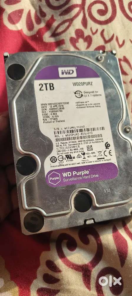 2TB WD aur  500GB Seagate hard drive
