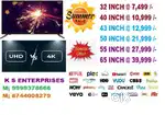 43 INCH SMART LED TV @ 12,999 /-