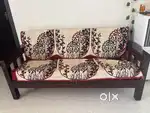 Sofa set with cushion