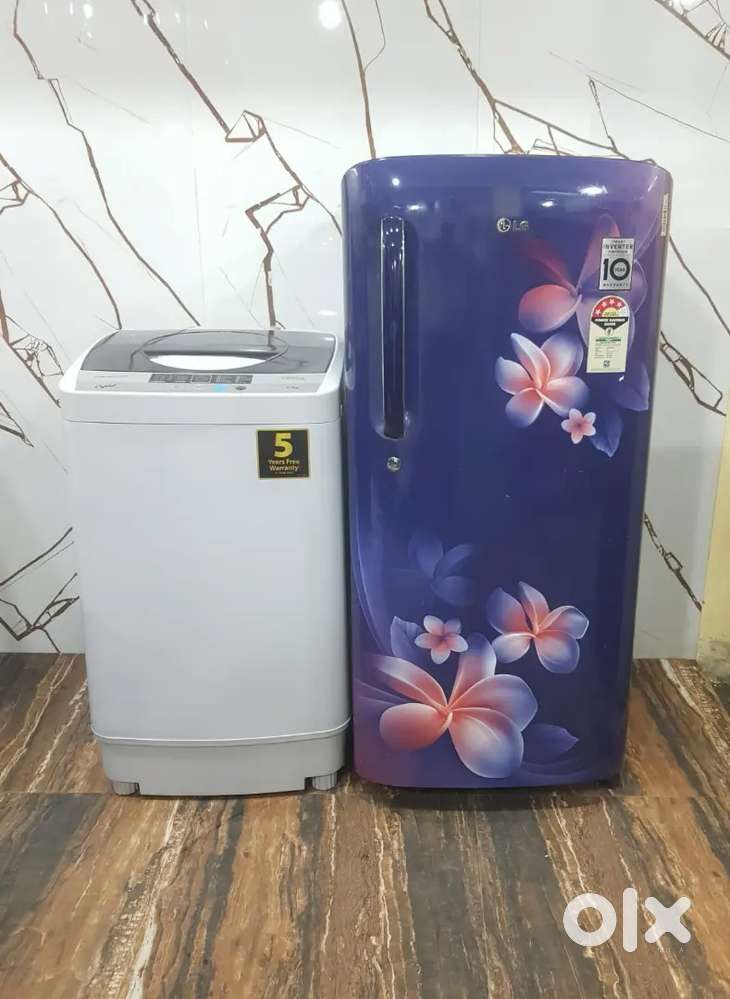 Lg samrt inverter model  refrigerator and washing machine